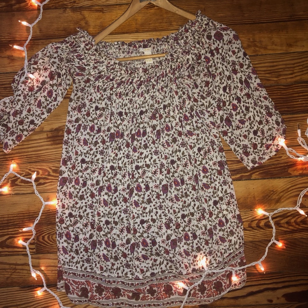 Mini Summer Light Weight Floral Dress